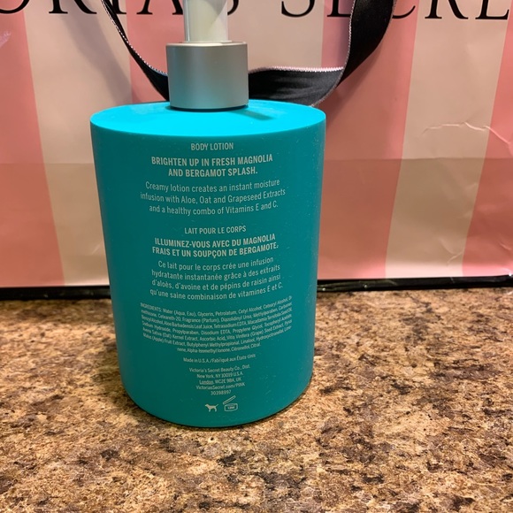 NEW VICTORIA SECRET PINK COOL & BRIGHT 16.9 LOTION RARE HTF DISCONTINUED RETIRED - Picture 2 of 2